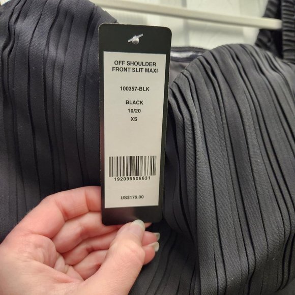 Front Slit Maxi Dress - Bebe NWT - Picture 3 of 6